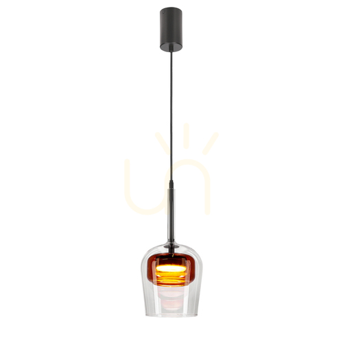 Check GLAXI pendant lamp black GX53 9W CANDELLUX 31-50397