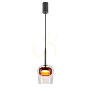 GLAXI pendant lamp black GX53 9W CANDELLUX 31-50397 small 0