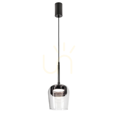 Check GLAXI black GX53 9W pendant lamp CANDELLUX 31-50359