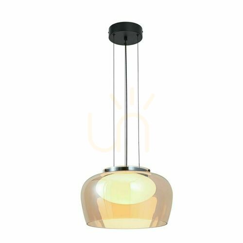 Check INSIEME 35 orange 10W pendant lamp CANDELLUX 31-50885