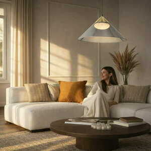 PRESTO 50 gray 10W pendant lamp CANDELLUX 31-51059 small 2