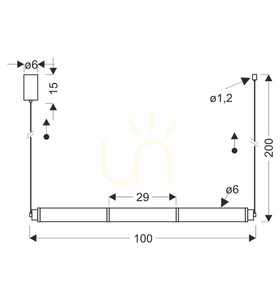 CORTE pendant lamp transparent LED 25W CANDELLUX 33-50786 small 4