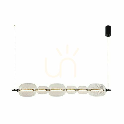 Check PLAYA transparent LED 17W pendant lamp CANDELLUX 36-50533