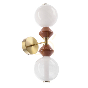 FLORES brown LED 10W wall lamp CANDELLUX 22-50700 small 0
