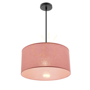 Candellux SHANTI 31-38647 pendant light, pale heather-pink shade 40 cm, 1×E27 small 5