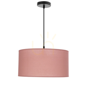 Candellux SHANTI 31-38647 pendant light, pale heather-pink shade 40 cm, 1×E27 small 6