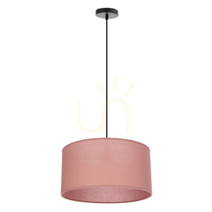 Candellux SHANTI 31-38647 pendant light, pale heather-pink shade 40 cm, 1×E27 small 0