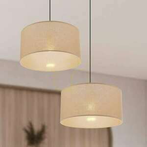 SHANTI black E27 40W pendant lamp CANDELLUX 31-38685 small 1
