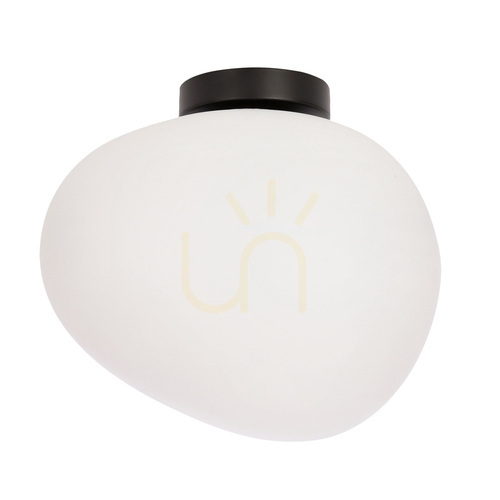 Check STONES ceiling lamp white black E27 40W CANDELLUX 13-35189