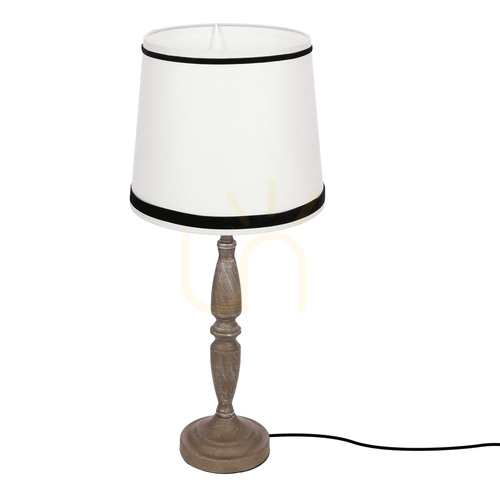 Check CARDINALE table lamp grey E27 40W CANDELLUX 41-40107