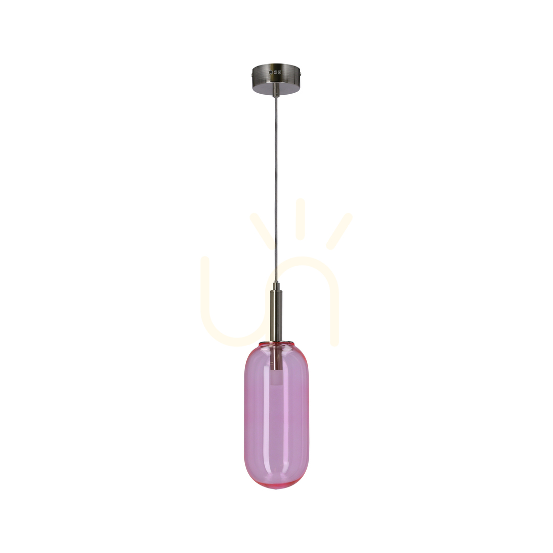 FIUGGI pink LED 6W pendant lamp CANDELLUX 50133212