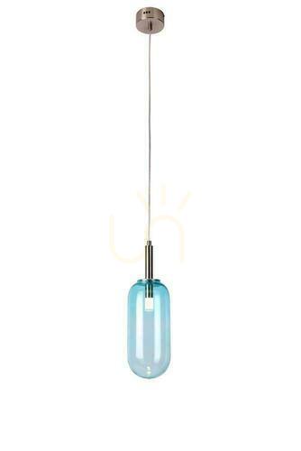 Check FIUGGI blue LED 6W pendant lamp CANDELLUX 50133213