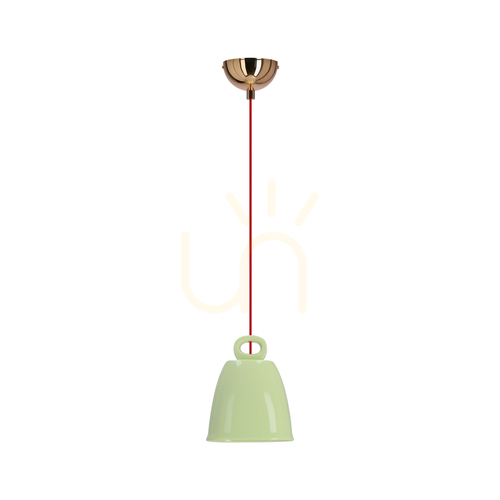 Check SEWILLA green E27 40W pendant lamp CANDELLUX 50101142