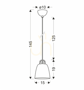 SEWILLA pendant lamp blue E27 40W CANDELLUX 50101144 small 4