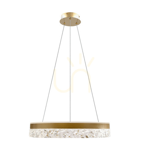 Check FROZI gold LED pendant lamp 32W CANDELLUX 31-35554