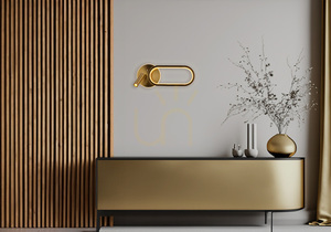 Candellux MONET gold LED wall light 13 W, 35 cm, 22-35684 small 2