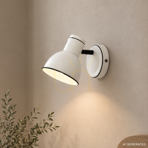 Check Wall lamp ZUMBA white black E14 40W CANDELLUX 91-72115