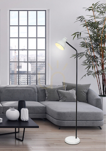 ZUMBA floor lamp white black E27 40W CANDELLUX 51-72092 small 1
