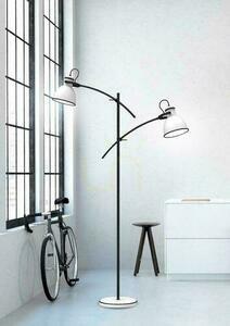 ZUMBA floor lamp white black E27 2x40W CANDELLUX 52-72672 small 2