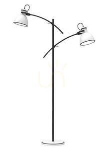 ZUMBA floor lamp white black E27 2x40W CANDELLUX 52-72672 small 0