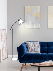 ZUMBA floor lamp white black E27 40W CANDELLUX 51-72108 small 1