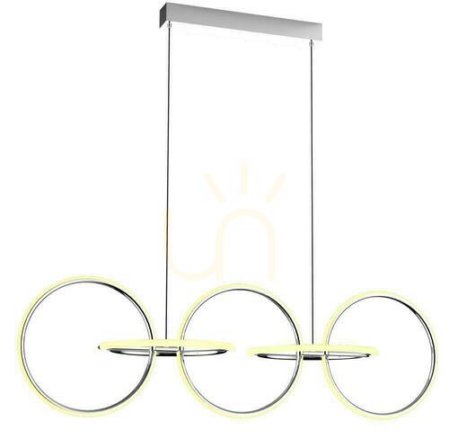 Check KOS chrome LED 60W pendant lamp CANDELLUX A0022-350