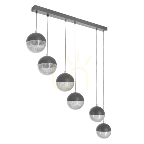 Check FURNI gray LED 30W pendant lamp CANDELLUX A0031-360
