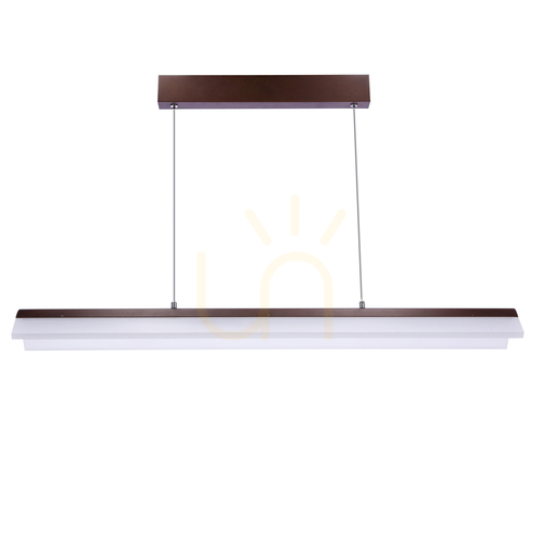 Check CURACOA brown LED 33W pendant lamp CANDELLUX A0011-320