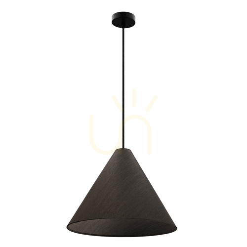 Check CONO black E27 40W pendant lamp CANDELLUX 31-35967