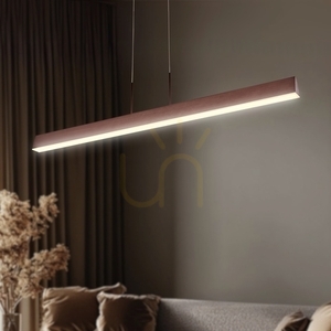 COCONUT brown LED pendant lamp 28W CANDELLUX A0010-310 small 3