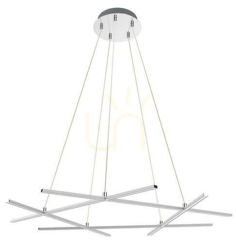 Check ANDROS silver LED 50W pendant lamp CANDELLUX A0020-350