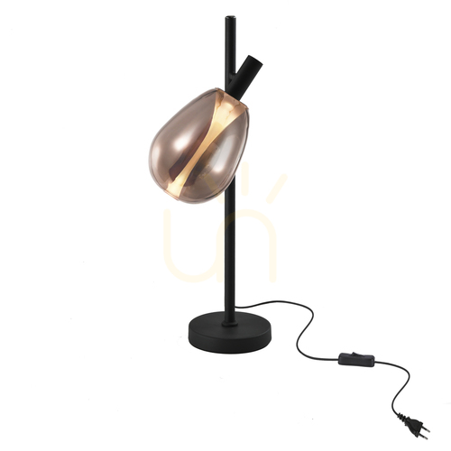 Check DENSO 26 black G9 5W table lamp CANDELLUX 41-51158