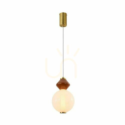 Check FLORES brown LED 7W pendant lamp CANDELLUX 31-50625