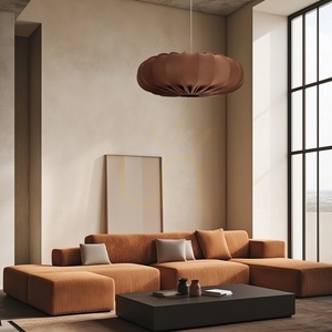 CAFEE pendant lamp brown E27 40W CANDELLUX 31-39248 small 2