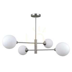 Italux Evora Silver 4-Light G9 Pendant Lamp PND-55342-4-SN 2 Italux Evora Silver 4-Light G9 Pendant Lamp PND-55342-4-SN small 2