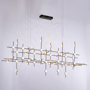 Italux Provenza Black LED Pendant Light 55-Point MD18001067-55A BG small 2