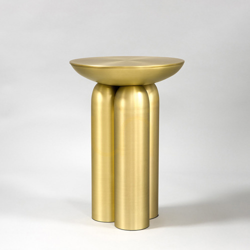 Check Coffee table Italux Ariba gold steel 50x41 cm TAB-3148-S-BRSS