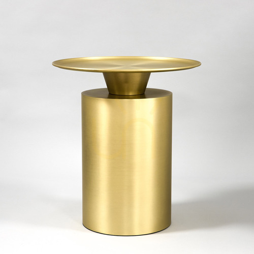 Check Coffee Table Italux Gold Steel 50 cm TAB-7717A-S-BRSS