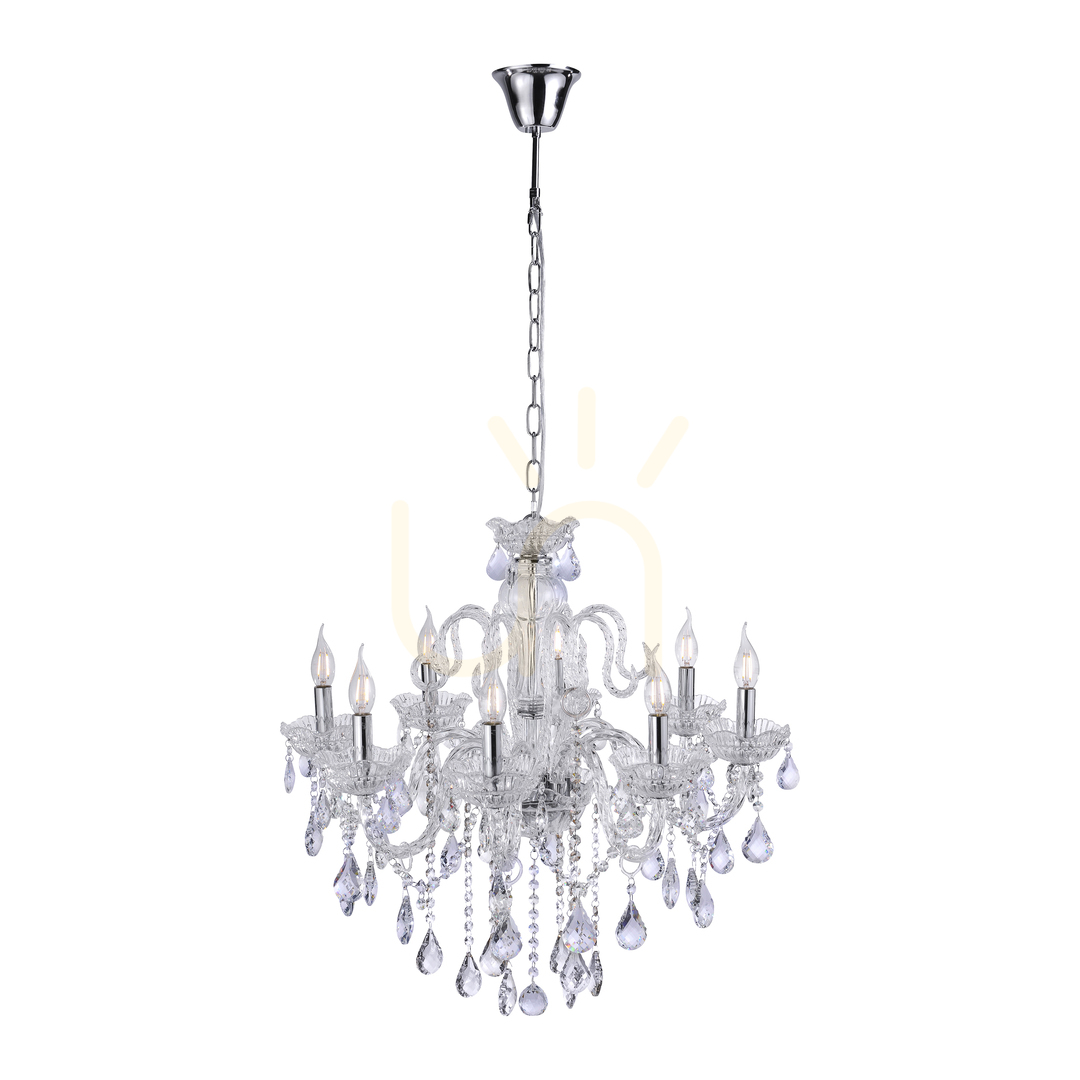 View GRACIA Pendant Lamp 3081-00 Transparent 8xE14 GRACIA Pendant Lamp 3081-00 Transparent 8xE14