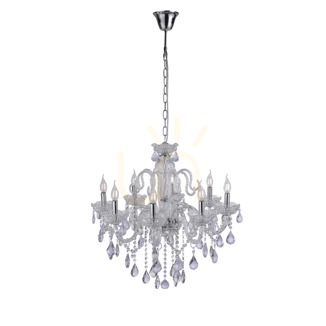 Show GRACIA Pendant Lamp 3081-00 Transparent 8xE14 GRACIA Pendant Lamp 3081-00 Transparent 8xE14