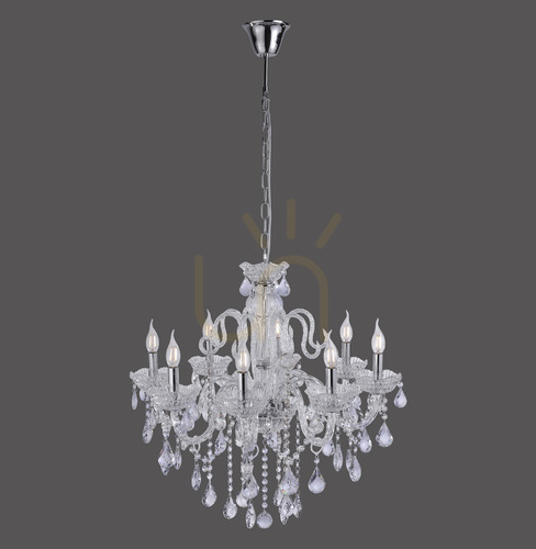 Check GRACIA Pendant Lamp 3081-00 Transparent 8xE14