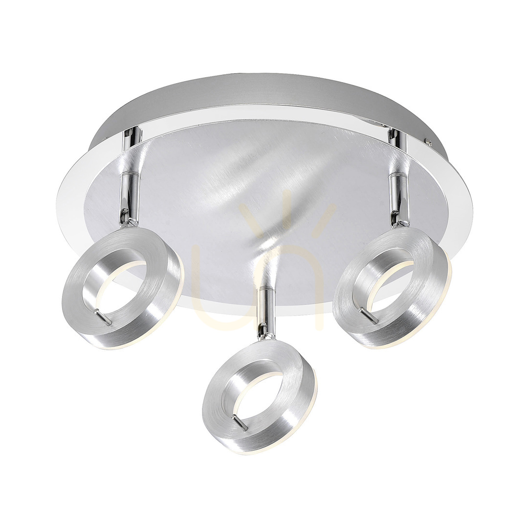 Check SILEDA plafond 6788-96 Silver 3xLED SILEDA plafond 6788-96 Silver 3xLED