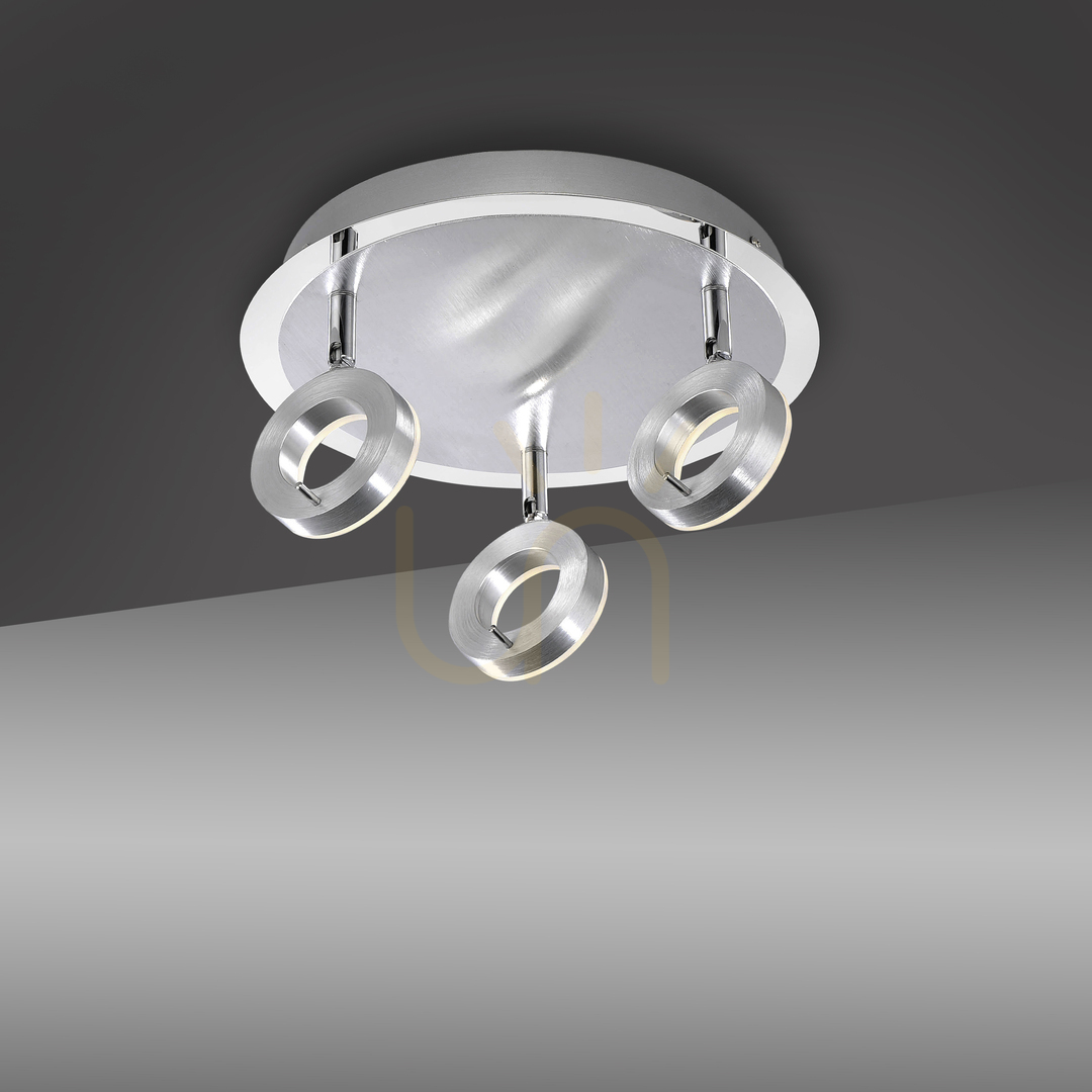 Show SILEDA plafond 6788-96 Silver 3xLED SILEDA plafond 6788-96 Silver 3xLED