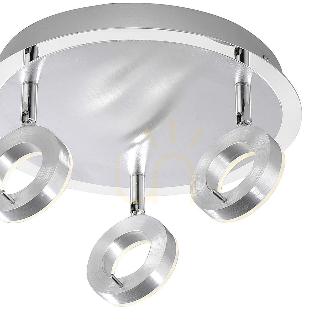 Preview SILEDA plafond 6788-96 Silver 3xLED SILEDA plafond 6788-96 Silver 3xLED