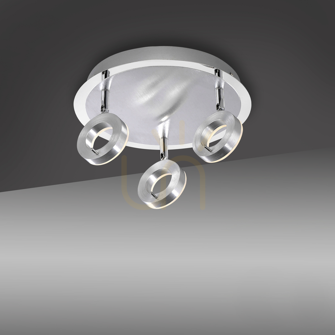 Display SILEDA plafond 6788-96 Silver 3xLED SILEDA plafond 6788-96 Silver 3xLED