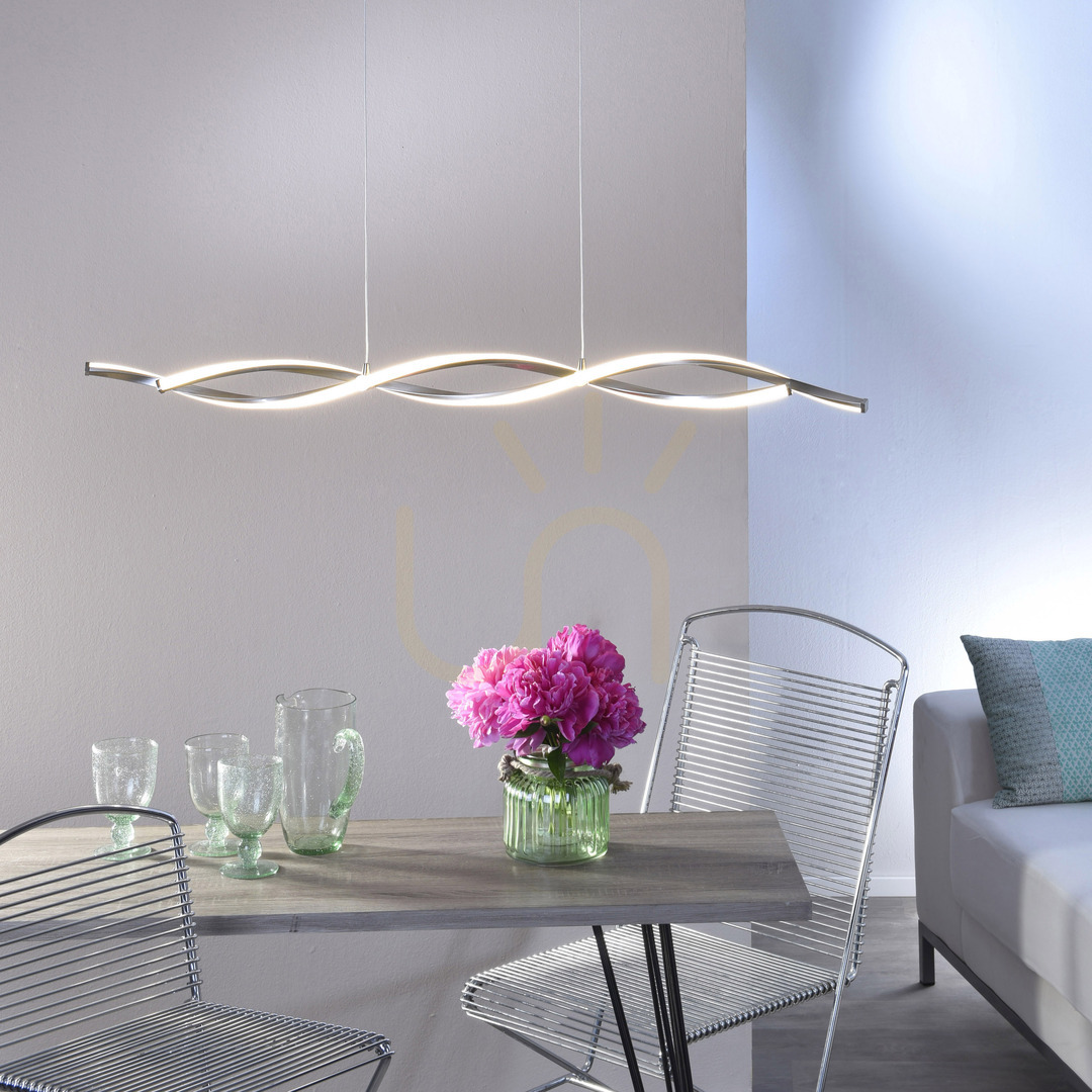 Preview POLINA Pendant Lamp 9142-55 Silver 2xLED POLINA Pendant Lamp 9142-55 Silver 2xLED