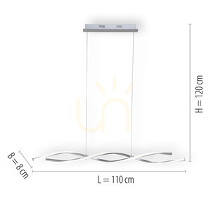 POLINA Pendant Lamp 9142-55 Silver 2xLED 7 POLINA Pendant Lamp 9142-55 Silver 2xLED small 7