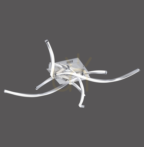 Check POLINA Plafond 9144-55 Silver 4xLED