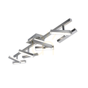 LED ceiling light RICO 11278-55 steel with 8 adjustable heads 16.4 W 3000 K small 6