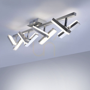 LED ceiling light RICO 11278-55 steel with 8 adjustable heads 16.4 W 3000 K small 9